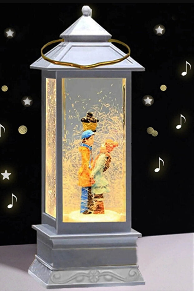 Birlikte Bir Ömür Işıklı Sokak Lambası Kar Küresi