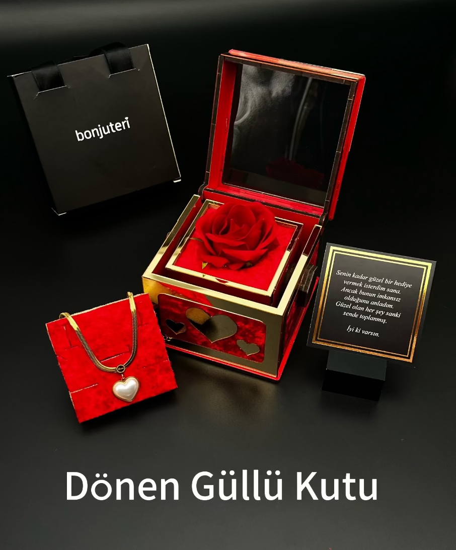 14 Ayar Altın Kaplama İtalyan İnci Kalp Kolye