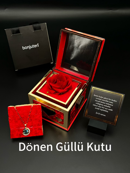 14 Ayar Altın Kaplama Gökyüzü Kolye