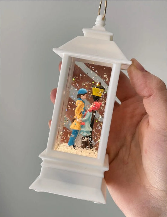 Birlikte Bir Ömür Işıklı Sokak Lambası Kar Küresi